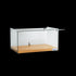 Exquisite One Tier Flat Glass Ambient Cake Display - Natural Oak - CD35-O